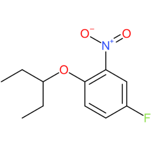 4-Fluoro-2-nitro-1-(pentan-3-yloxy)benzene
