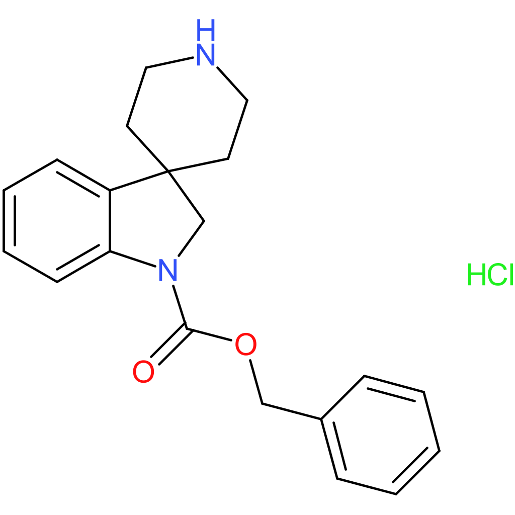 Benzyl 2H-spiro[indole-3,4′-piperidine]-1-carboxylate hydrochloride