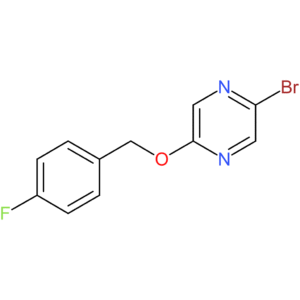 2-Bromo-5-(4-fluorobenzyloxy)pyrazine