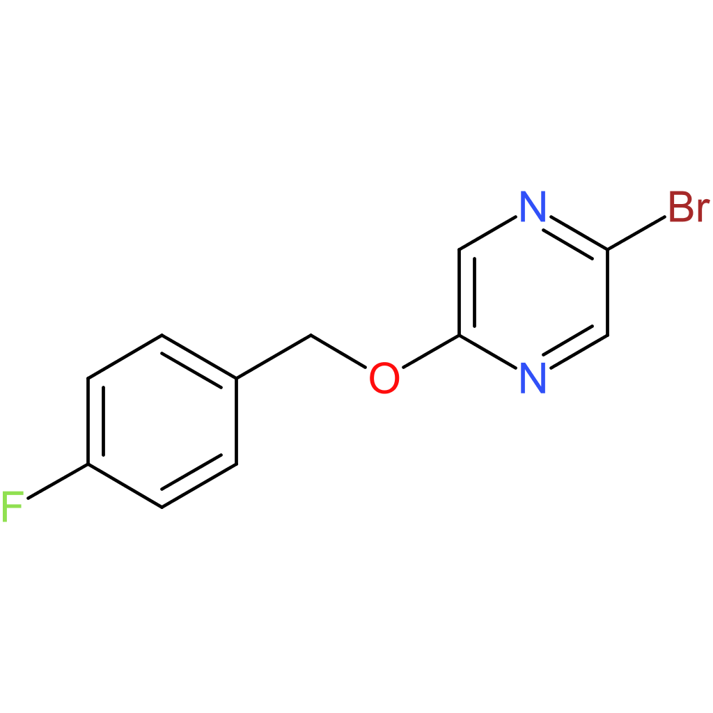 2-Bromo-5-(4-fluorobenzyloxy)pyrazine