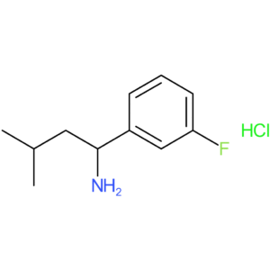 1-(3-Fluorophenyl)-3-methylbutan-1-amine hydrochloride