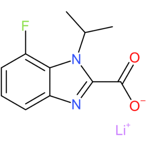 Lithium 7-fluoro-1-isopropyl-1H-benzo[d]imidazole-2-carboxylate