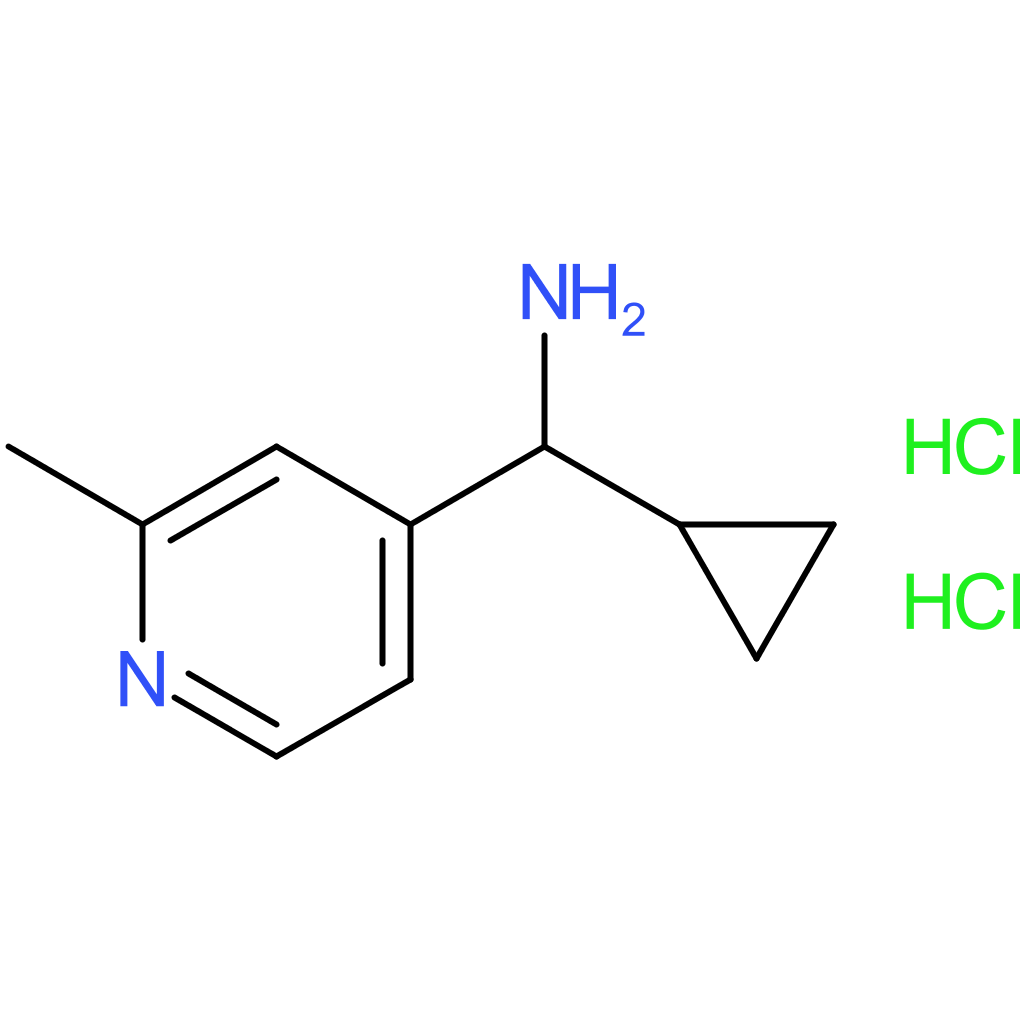 Cyclopropyl(2-methylpyridin-4-yl)methanamine dihydrochloride