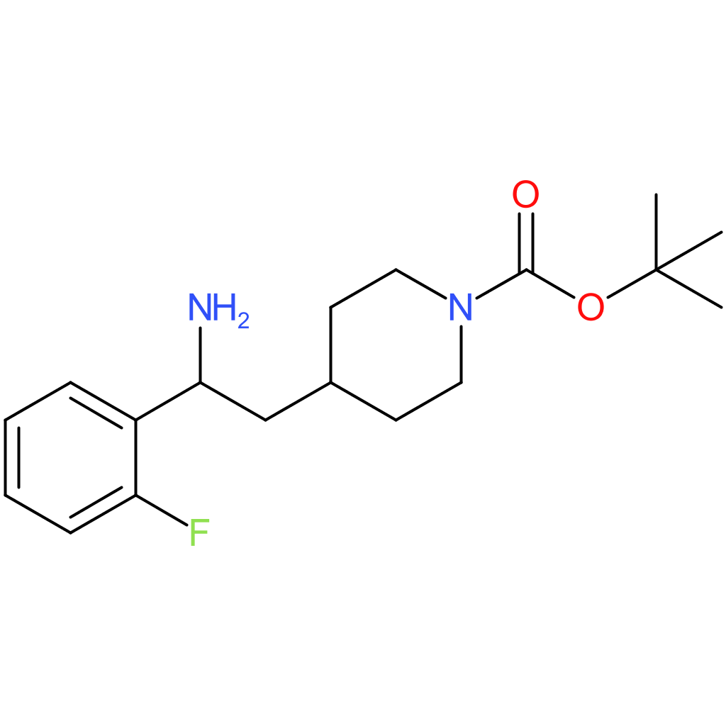 tert-Butyl 4-[2-amino-2-(2-fluorophenyl)ethyl]piperidine-1-carboxylate
