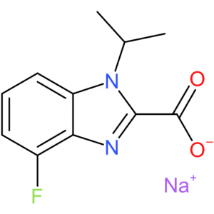Sodium 4-fluoro-1-isopropyl-1H-benzo[d]imidazole-2-carboxylate