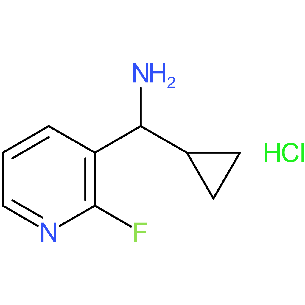 Cyclopropyl(2-fluoropyridin-3-yl)methanamine hydrochloride