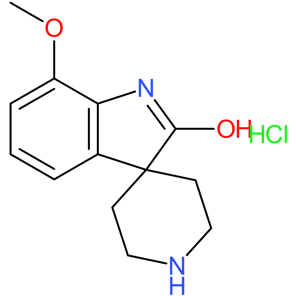 7-Methoxy-1, 2-dihydrospiro[indole-3,4-piperidine]-2-one hydrochloride
