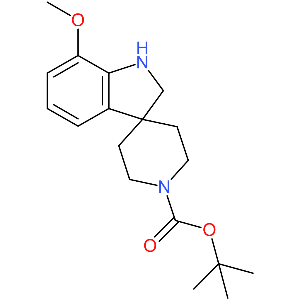 tert-Butyl 7-methoxy-1,2-dihydrospiro[indole-3,4′-piperidine]-1′-carboxylate