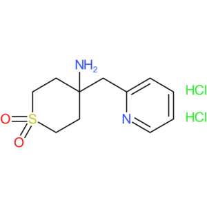 4-Amino-4-(pyridin-2-ylmethyl)-1Lambda(6)-thiane-1,1-dione dihydrochloride