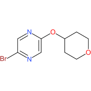 2-Bromo-5-(tetrahydro-2H-pyran-4-yloxy)pyrazine