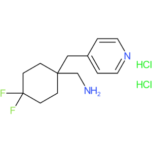 [4,4-Difluoro-1-(pyridin-4-ylmethyl)cyclohexyl]methanamine dihydrochloride