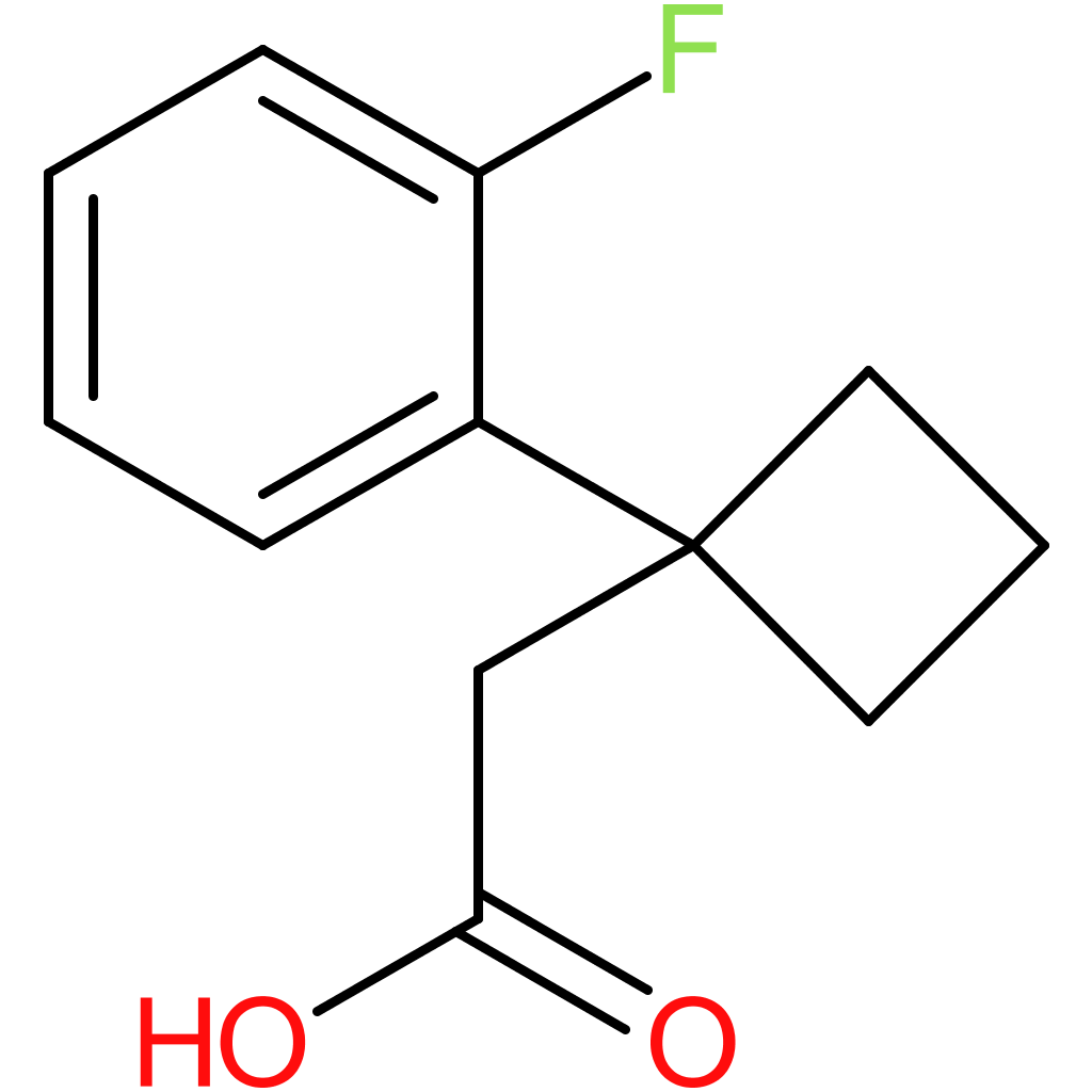 2-[1-(2-Fluorophenyl)cyclobutyl]acetic acid