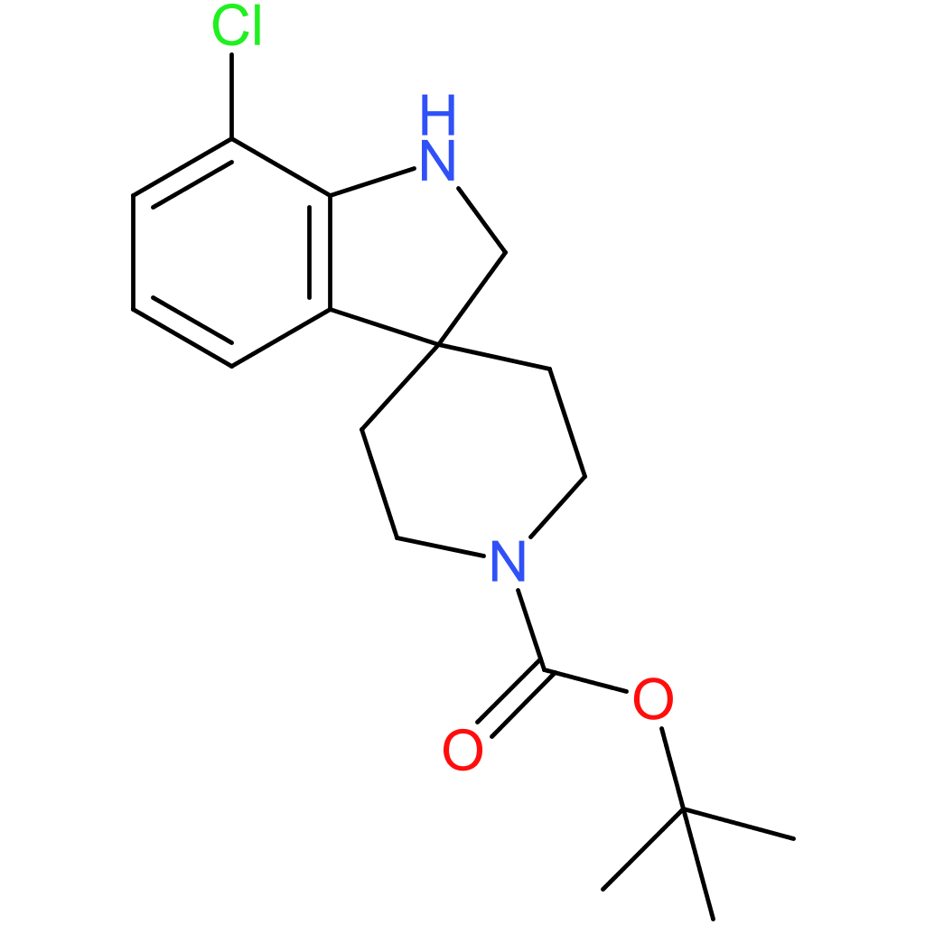 tert-Butyl 7-chloro-1,2-dihydrospiro[indole-3,4′-piperidine]-1′-carboxylate