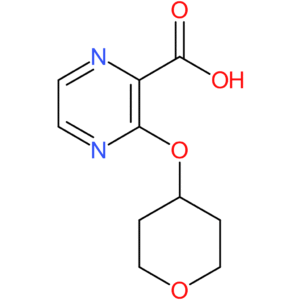 3-(Tetrahydro-2H-pyran-4-yloxy)pyrazine-2-carboxylic acid