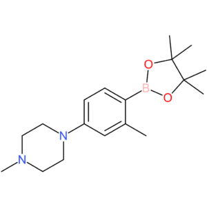 1-Methyl-4-[3-methyl-4-(4,4,5,5-tetramethyl-1,3,2-dioxaborolan-2-yl)phenyl]piperazine