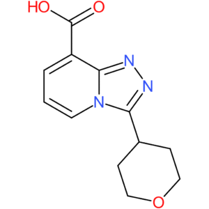3-(Tetrahydro-2H-pyran-4-yl)-[1,2,4]triazolo[4,3-a]pyridine-8-carboxylic acid