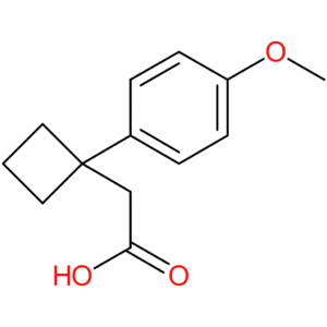 2-[1-(4-Methoxyphenyl)cyclobutyl]acetic acid