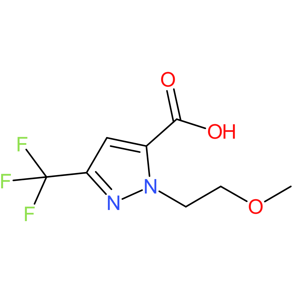 1-(2-Methoxyethyl)-3-(trifluoromethyl)-1H-pyrazole-5-carboxylic acid
