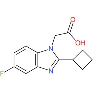 2-{2-Cyclobutyl-5-fluoro-1H-benzo[d]imidazol-1-yl}acetic acid