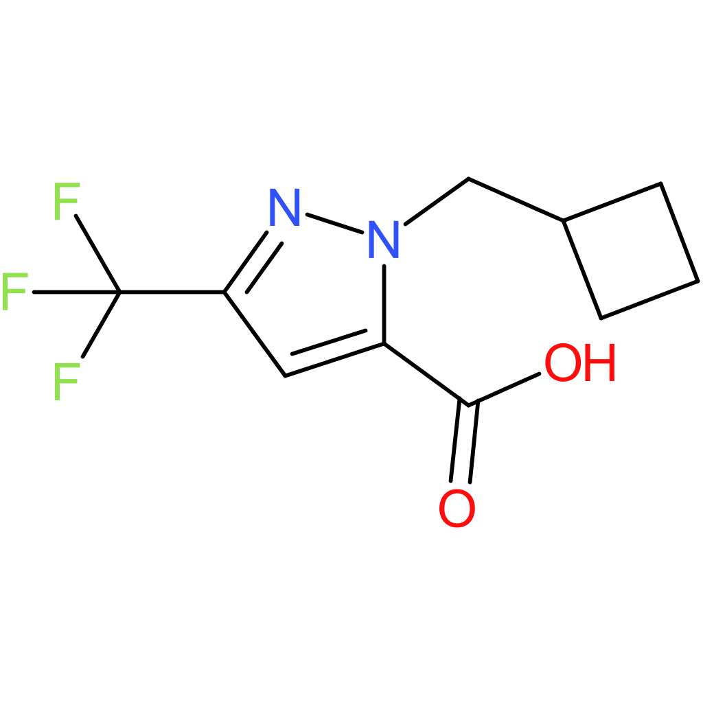 1-(Cyclobutylmethyl)-3-(trifluoromethyl)-1H-pyrazole-5-carboxylic acid