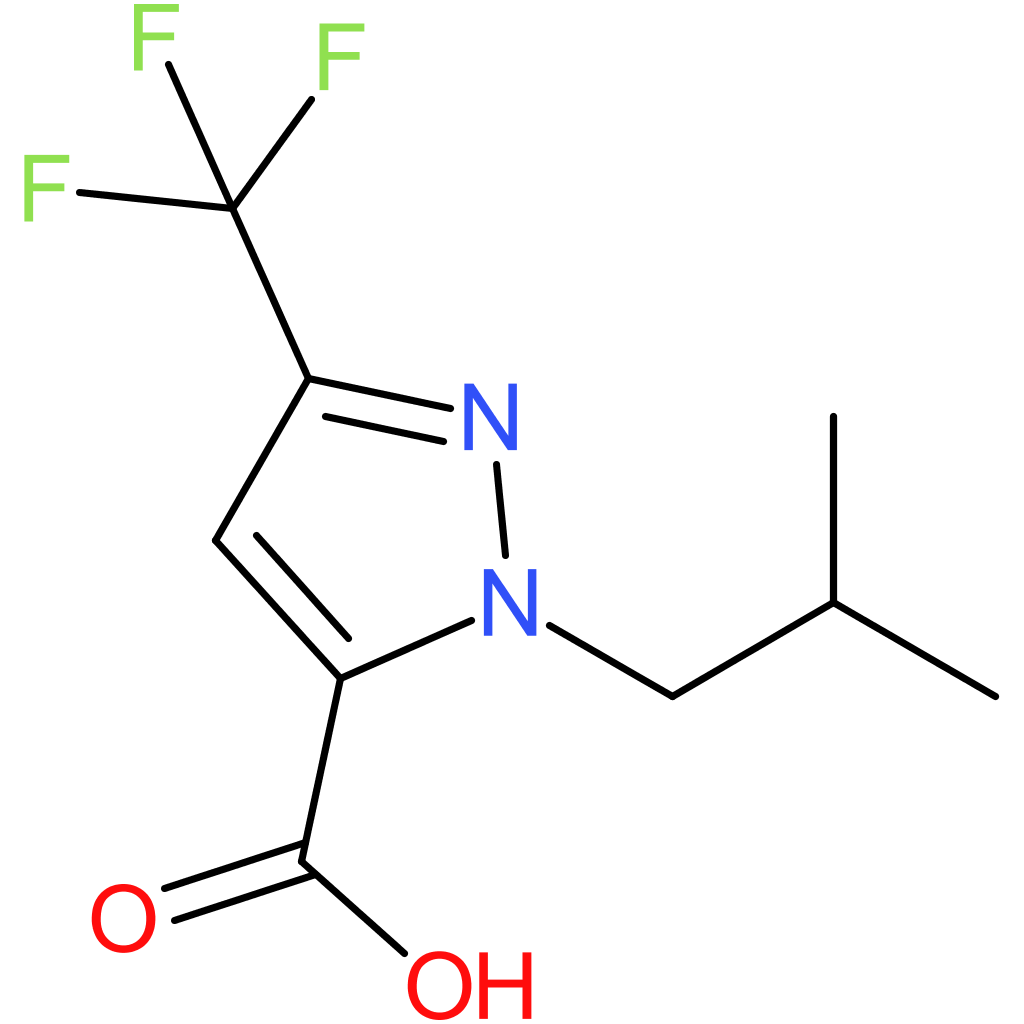 1-Isobutyl-3-(trifluoromethyl)-1H-pyrazole-5-carboxylic acid