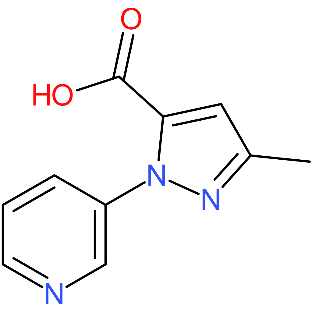 3-Methyl-1-(pyridin-3-yl)-1H-pyrazole-5-carboxylic acid