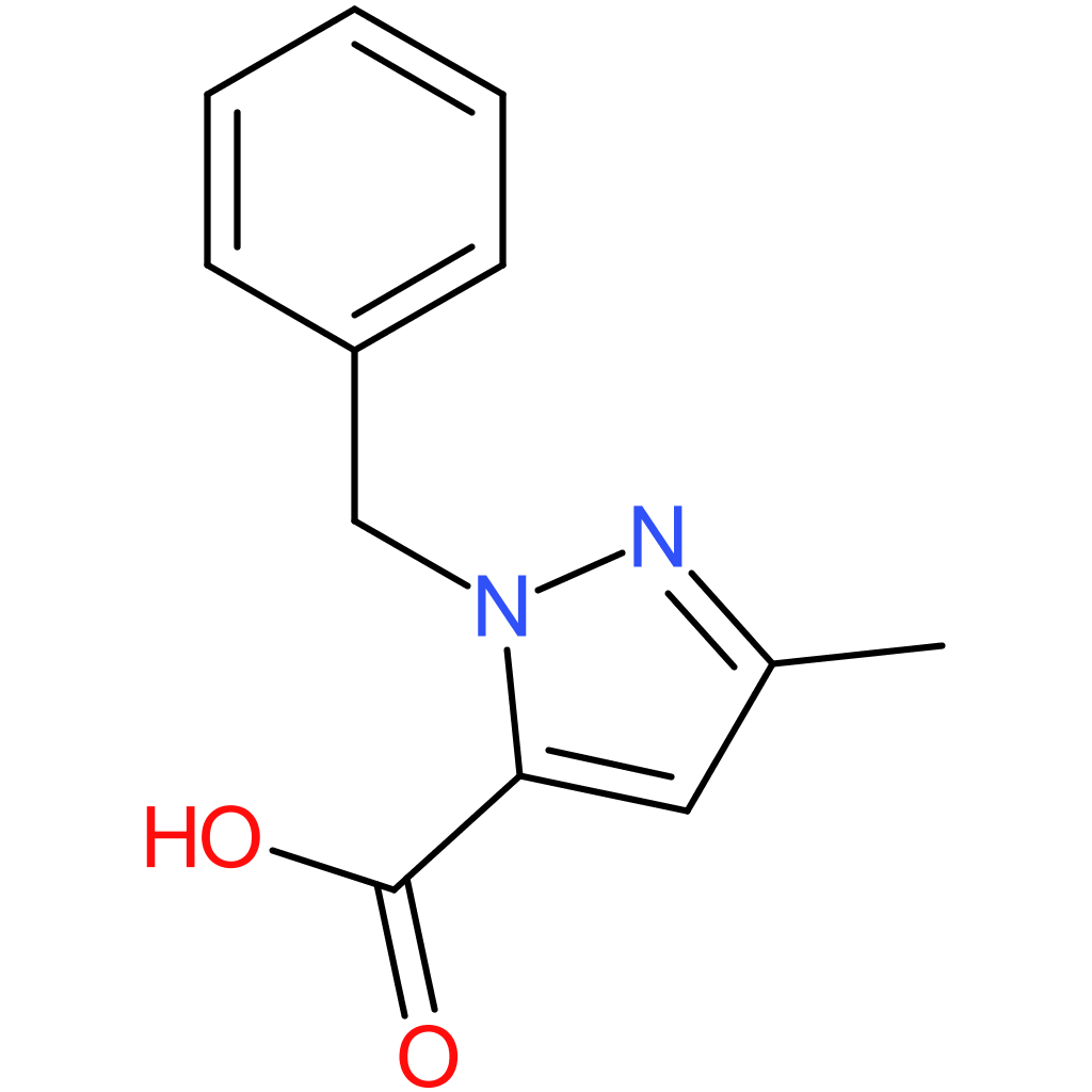 1-Benzyl-3-methyl-1H-pyrazole-5-carboxylic acid