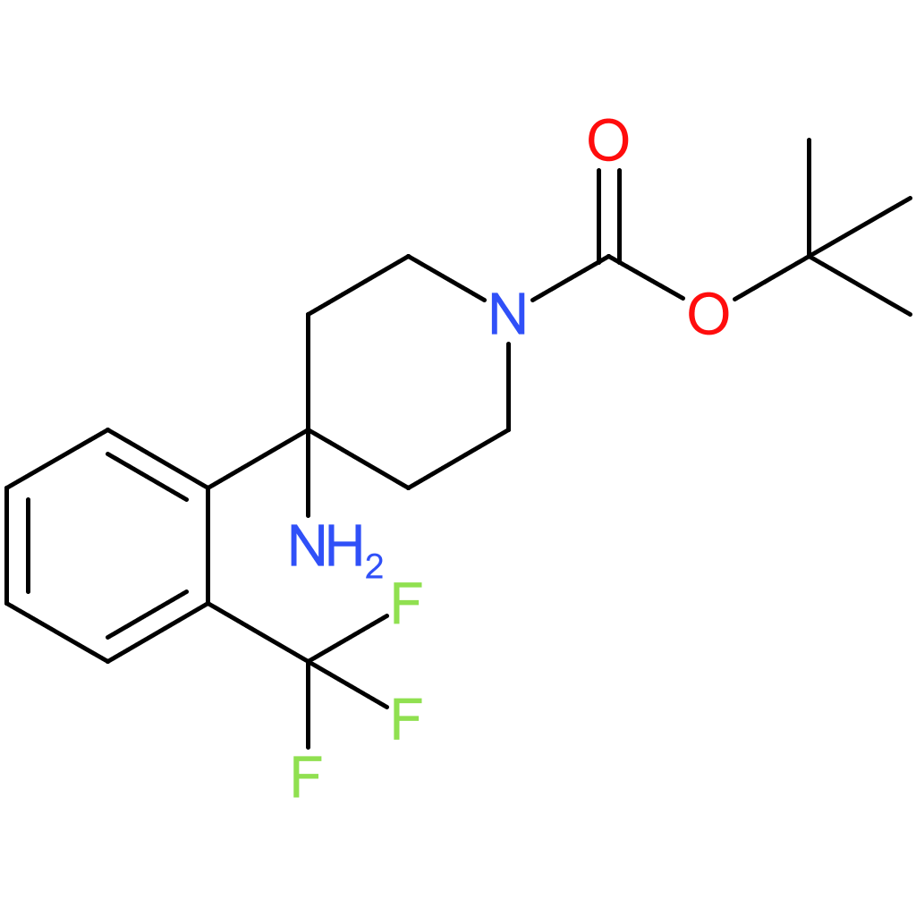 tert-Butyl 4-amino-4-[2-(trifluoromethyl)phenyl]piperidine-1-carboxylate