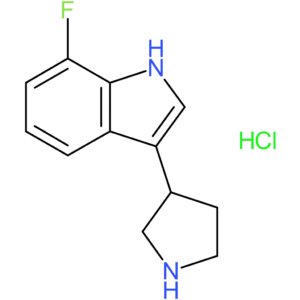 7-Fluoro-3-(pyrrolidin-3-yl)-1H-indole hydrochloride