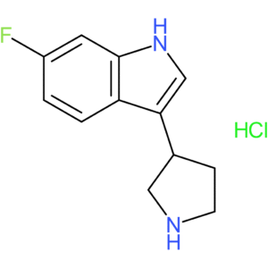 6-Fluoro-3-(pyrrolidin-3-yl)-1H-indole hydrochloride