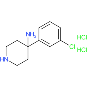 4-(3-Chlorophenyl)piperidin-4-amine dihydrochloride