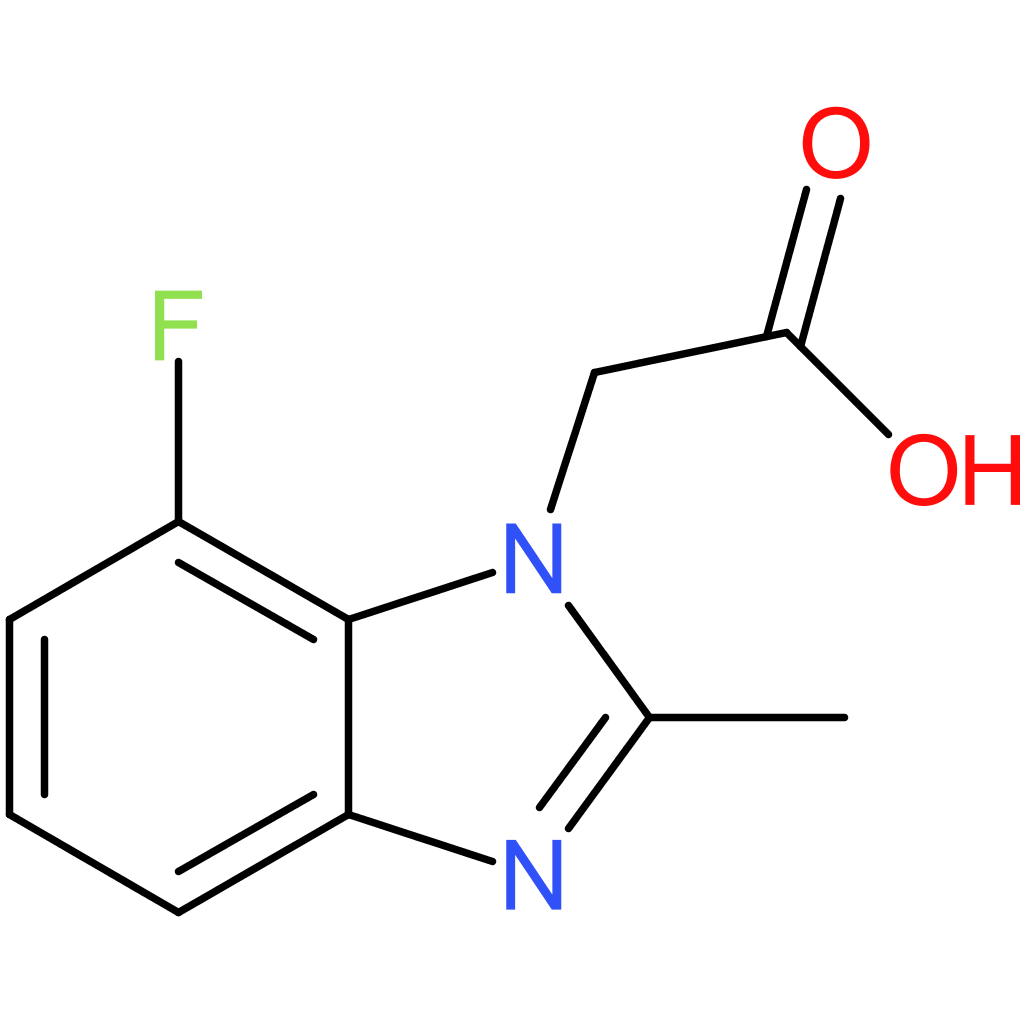 2-{7-Fluoro-2-methyl-1H-benzo[d]imidazol-1-yl}acetic acid