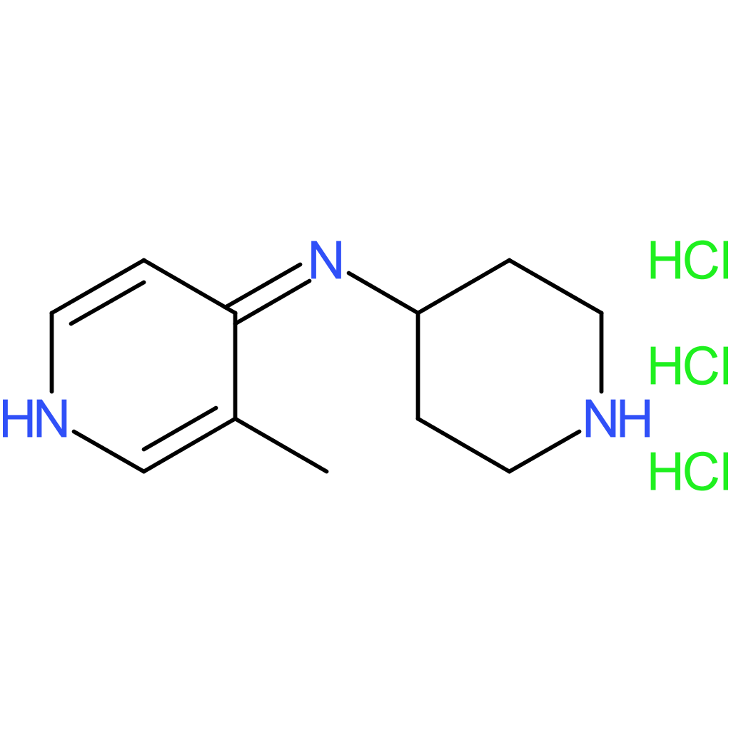 3-Methyl-N-(piperidin-4-yl)pyridin-4-amine trihydrochloride