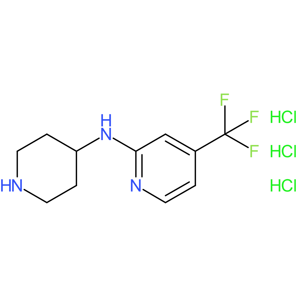 N-(Piperidin-4-yl)-4-(trifluoromethyl)pyridin-2-amine trihydrochloride