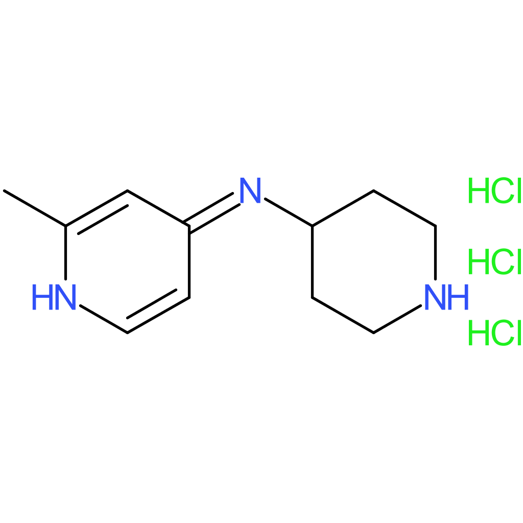 2-Methyl-N-(piperidin-4-yl)pyridin-4-amine trihydrochloride