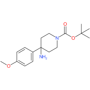 tert-Butyl 4-amino-4-(4-methoxyphenyl)piperidine-1-carboxylate