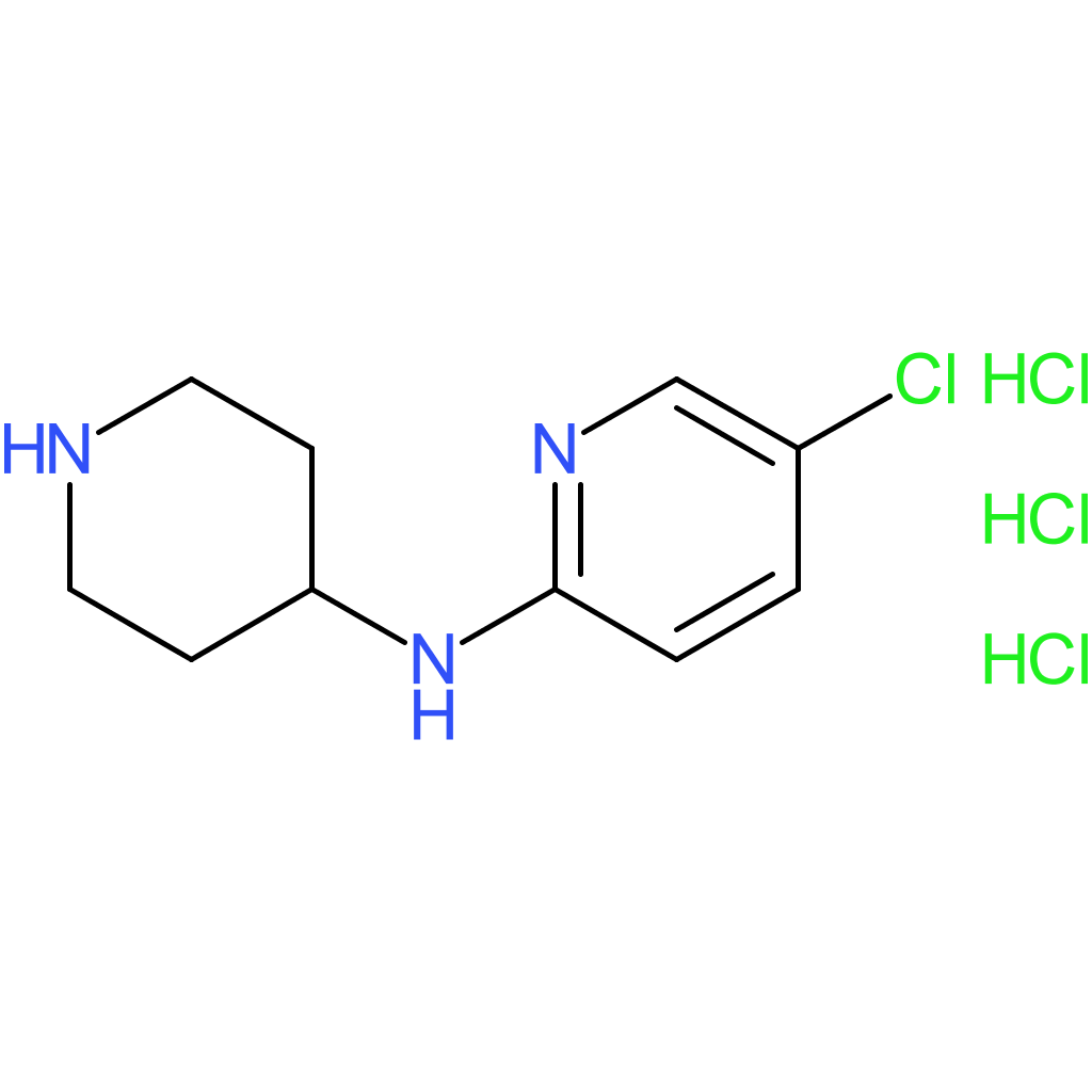5-Chloro-N-(piperidin-4-yl)pyridin-2-amine trihydrochloride