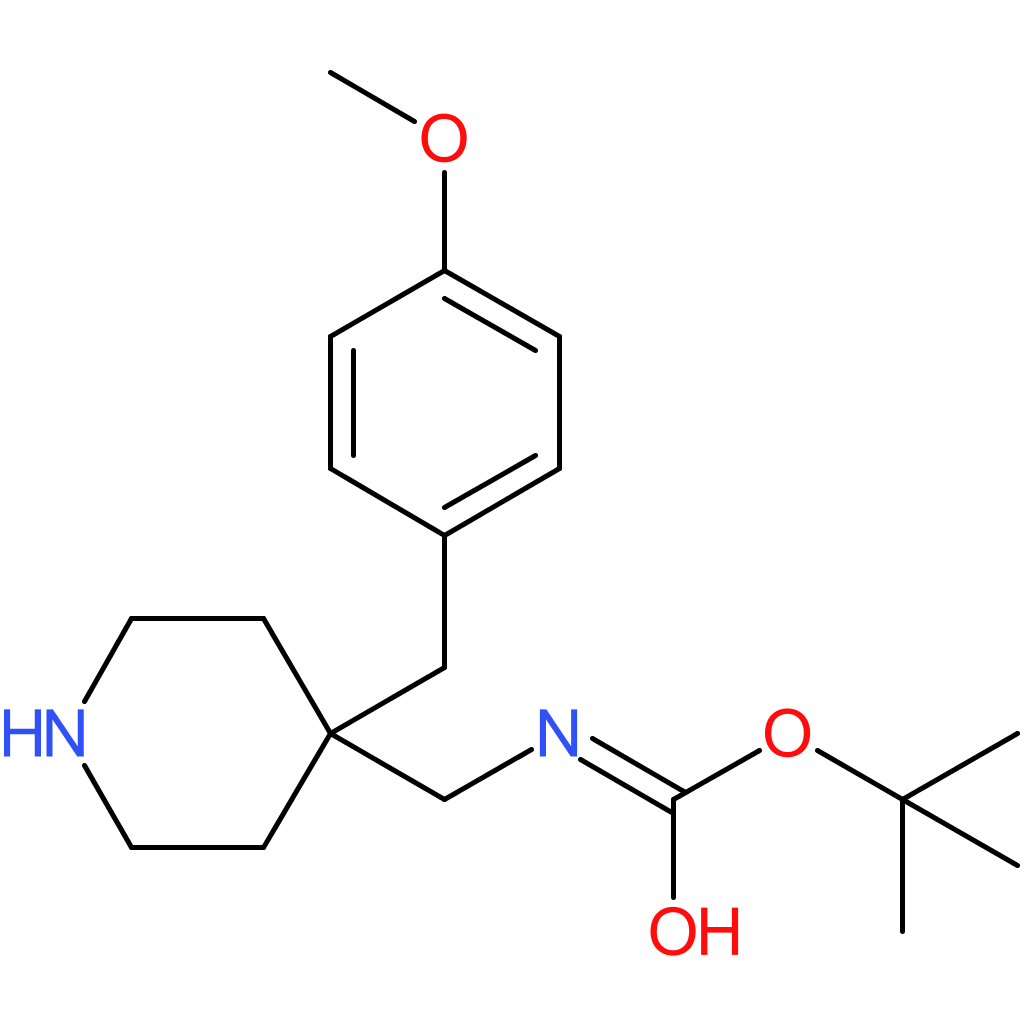 tert-Butyl [4-(4-methoxybenzyl)piperidin-4-yl]methylcarbamate