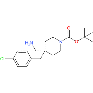 tert-Butyl 4-(aminomethyl)-4-(4-chlorobenzyl)piperidine-1-carboxylate