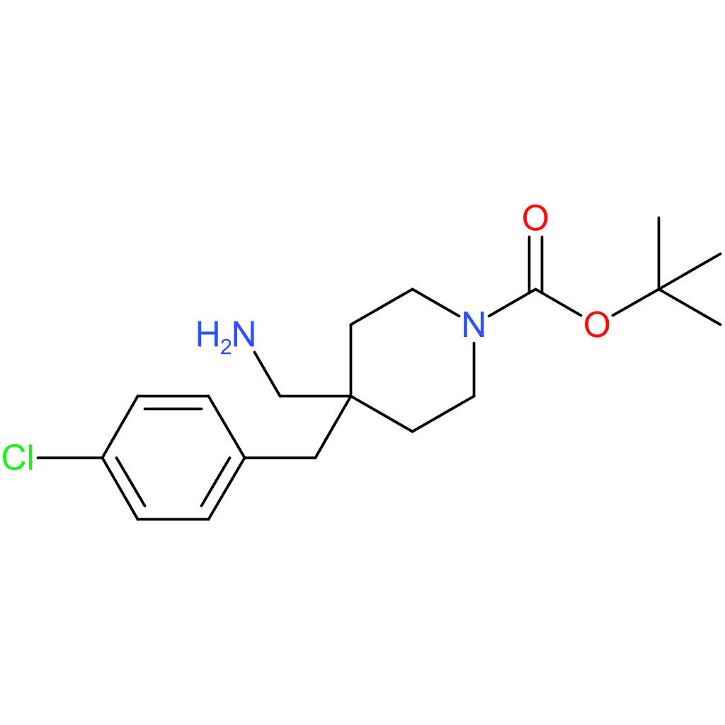 tert-Butyl 4-(aminomethyl)-4-(4-chlorobenzyl)piperidine-1-carboxylate