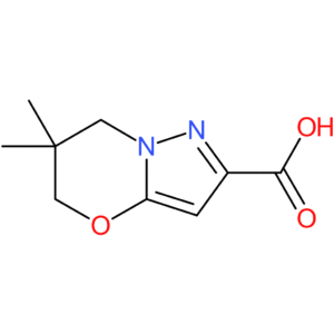 6,6-Dimethyl-6,7-dihydro-5H-pyrazolo[5,1-b][1,3]oxazine-2-carboxylic acid