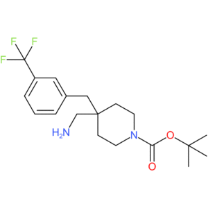 tert-Butyl 4-(aminomethyl)-4-[3-(trifluoromethyl)benzyl]piperidine-1-carboxylate