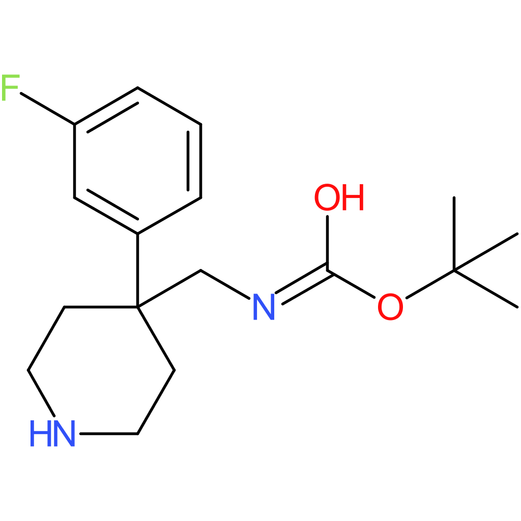 tert-Butyl {[4-(3-fluorophenyl)piperidin-4-yl]methyl}carbamate