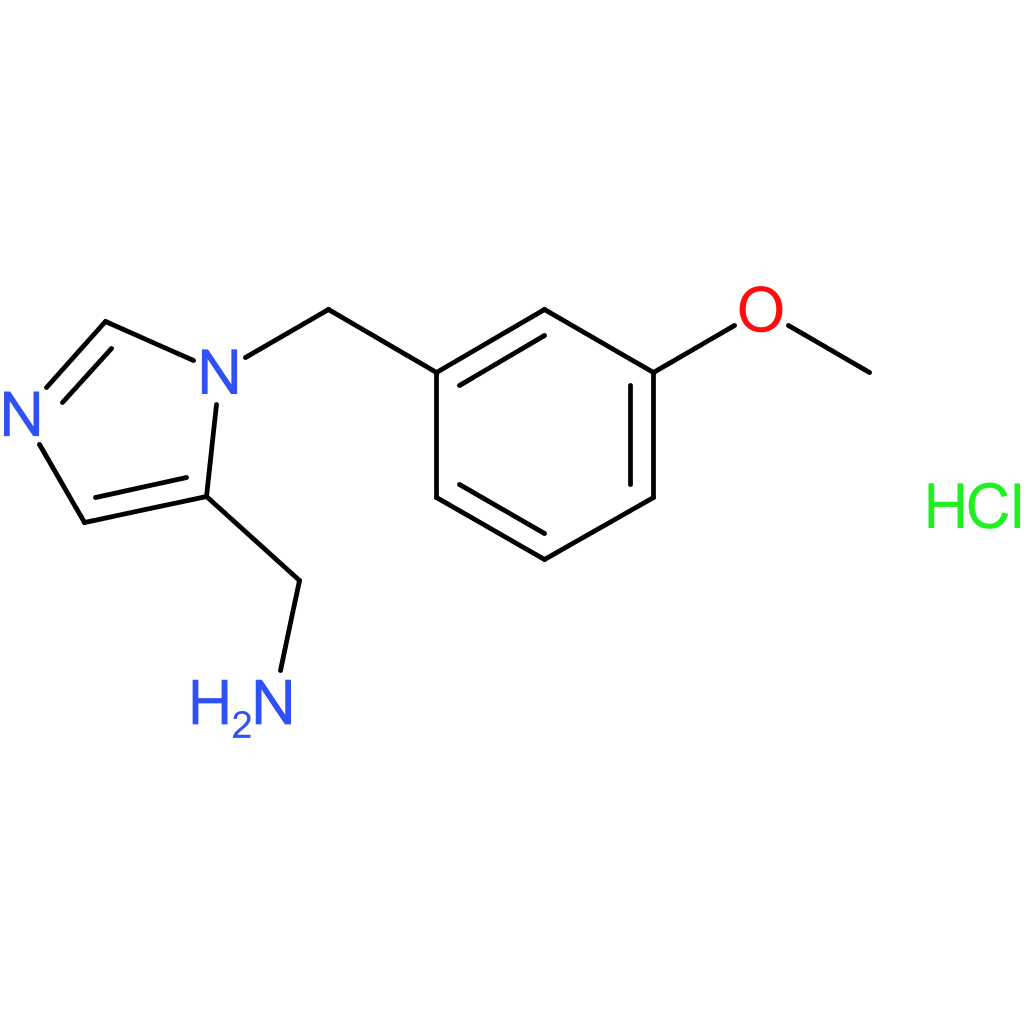 [1-(3-Methoxybenzyl)-1H-imidazol-5-yl]methanamine hydrochloride