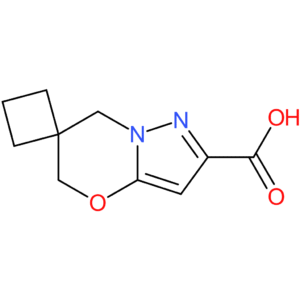 1′,3′-Dihydrospiro{cyclobutane-1,2′-pyrazolo[3,2-b][1,3]oxazine}-6′-carboxylic acid