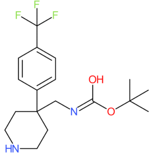 tert-Butyl {4-[4-(trifluoromethyl)phenyl]piperidin-4-yl}methylcarbamate