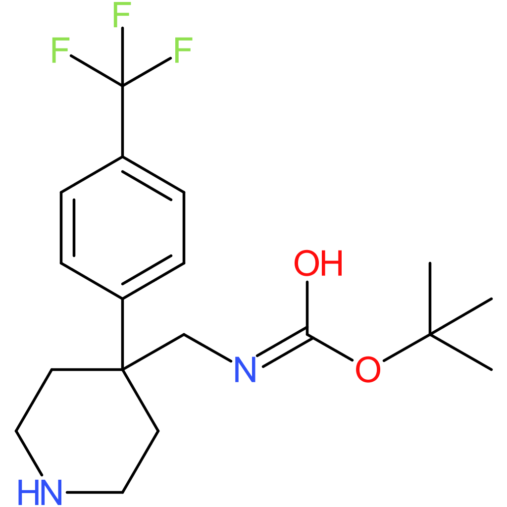 tert-Butyl {4-[4-(trifluoromethyl)phenyl]piperidin-4-yl}methylcarbamate