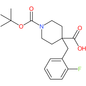 1-(tert-Butoxycarbonyl)-4-(2-fluorobenzyl)piperidine-4-carboxylic acid