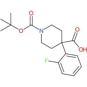 1-(tert-Butoxycarbonyl)-4-(2-fluorophenyl)piperidine-4-carboxylic acid