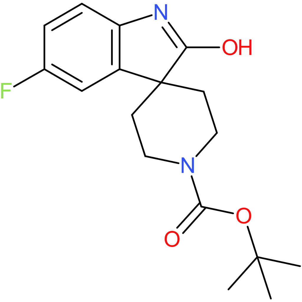 tert-Butyl 5-fluoro-2-oxo-1,2-dihydrospiro[indole-3,4′-piperidine]-1′-carboxylate